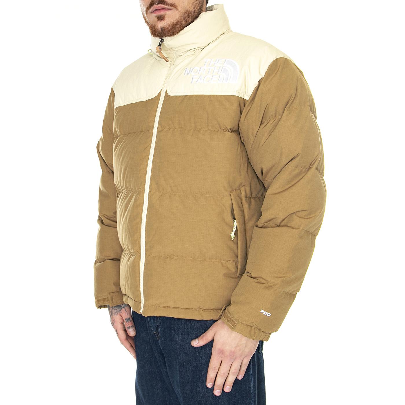 M 92 Low-Fi Hi-Tek Nuptse Utility Brown / Gravel - Giacca Uomo Beige NF0A7ZYP92Q1  THE NORTH FACE 