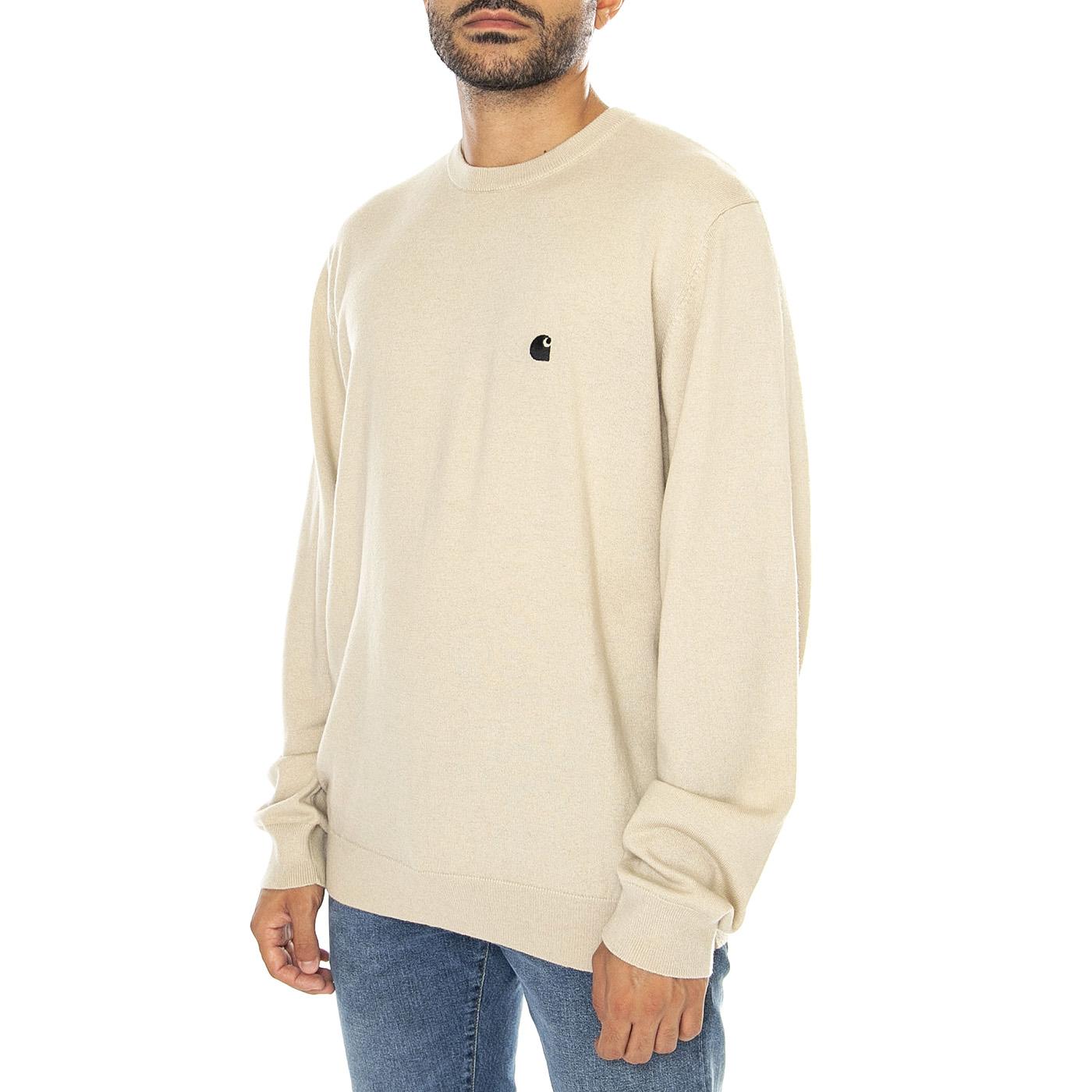 Madison Sweater Wall / Black - Maglione Girocollo Uomo Beige I030841.AWXX  CARHARTT WIP 