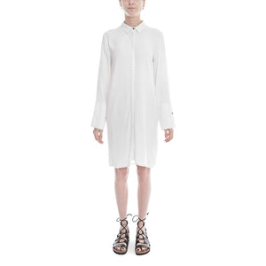 Eia - Abito Camicia Donna Bianco 161990097-004  MINIMUM 