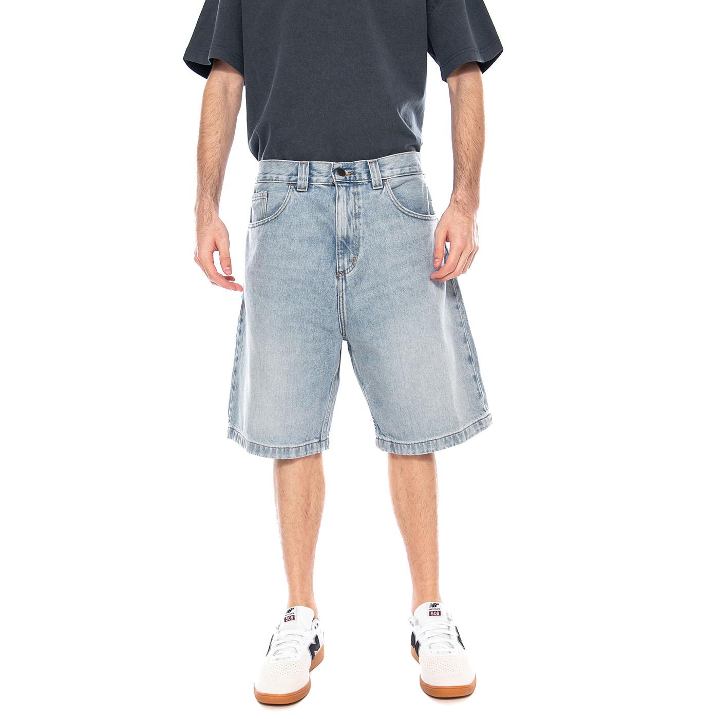 Brandon Short Light Blue - Bermuda Denim Jeans Uomo Blu I037161 01WU CARHARTT WIP 