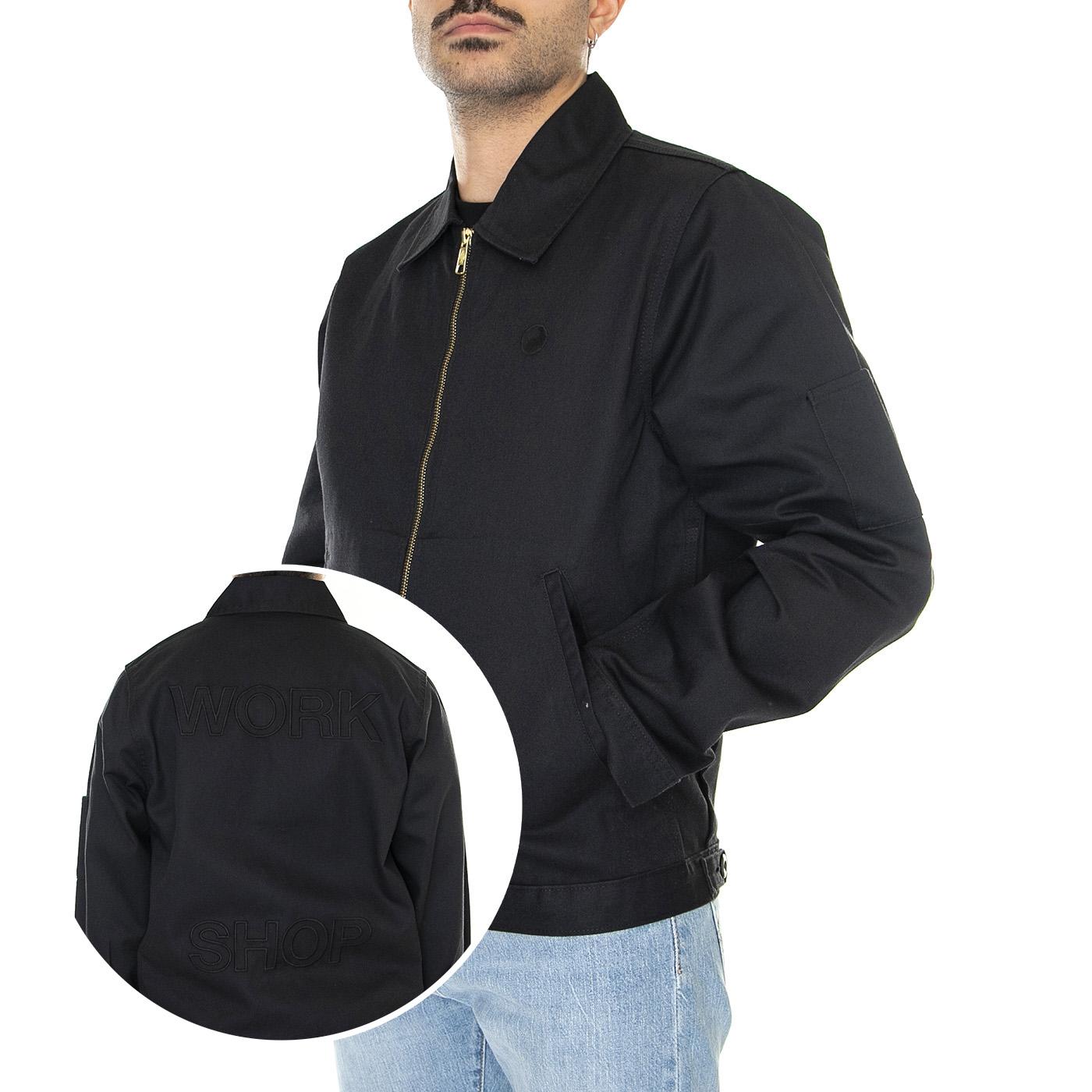 Ol x Dickies Workshop Jacket Black - Giacca Estiva Uomo Nera DK0A4Y2EBLK1  DICKIES 