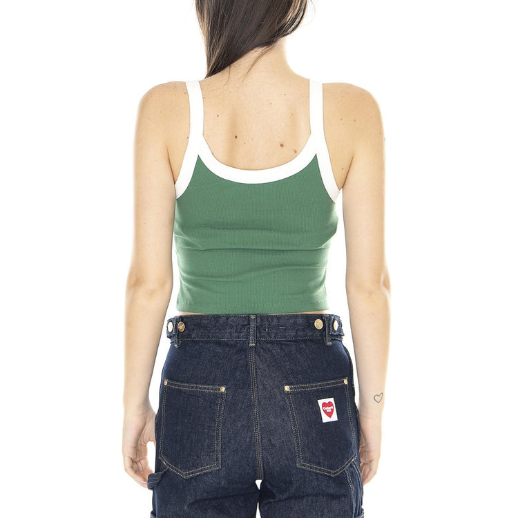 W' Tank Eden Gold Tab - Canotta Donna Verde A3715-0001  LEVIS 