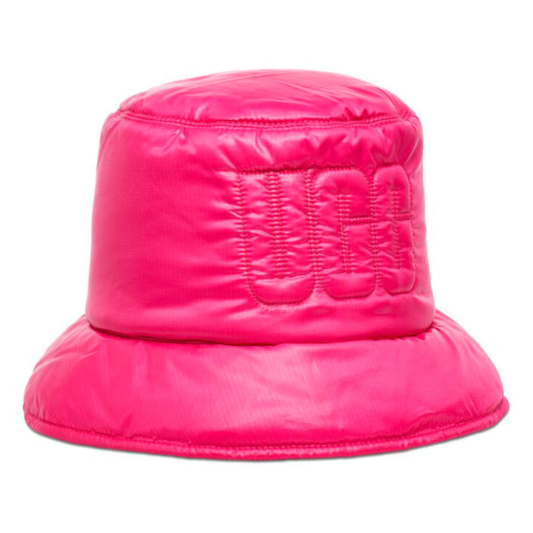 W AW Quilted Logo Bucket Hat Neon Pink - Cappello da Pescatore Viola UGA21628-NOPK  UGG 