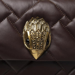 Macro Kensington - Borsa a Tracolla in Pelle Marrone KGA7163630109-30  KURT GEIGER 
