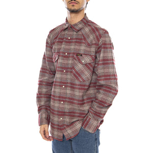 Western Shirt Ruby Wine - Camicia Uomo Multicolore 112371525  WRANGLER 