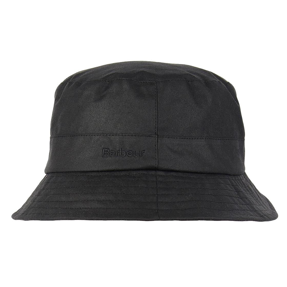 Wax Sports Hat Black - Cappello da Pescatore Barbour Nero FW22-MHA0001-BK91 . BARBOUR 