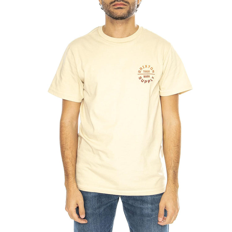 Oath V SS STT Cream / Paradise Gradient - Maglietta Girocollo Uomo Beige 16410-CRMPG  BRIXTON 