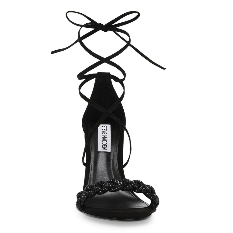Bejeweled Black Crystal Microsuede + Stones - Sandali Donna Neri SMSBEJEWELED-BLK  STEVE MADDEN 