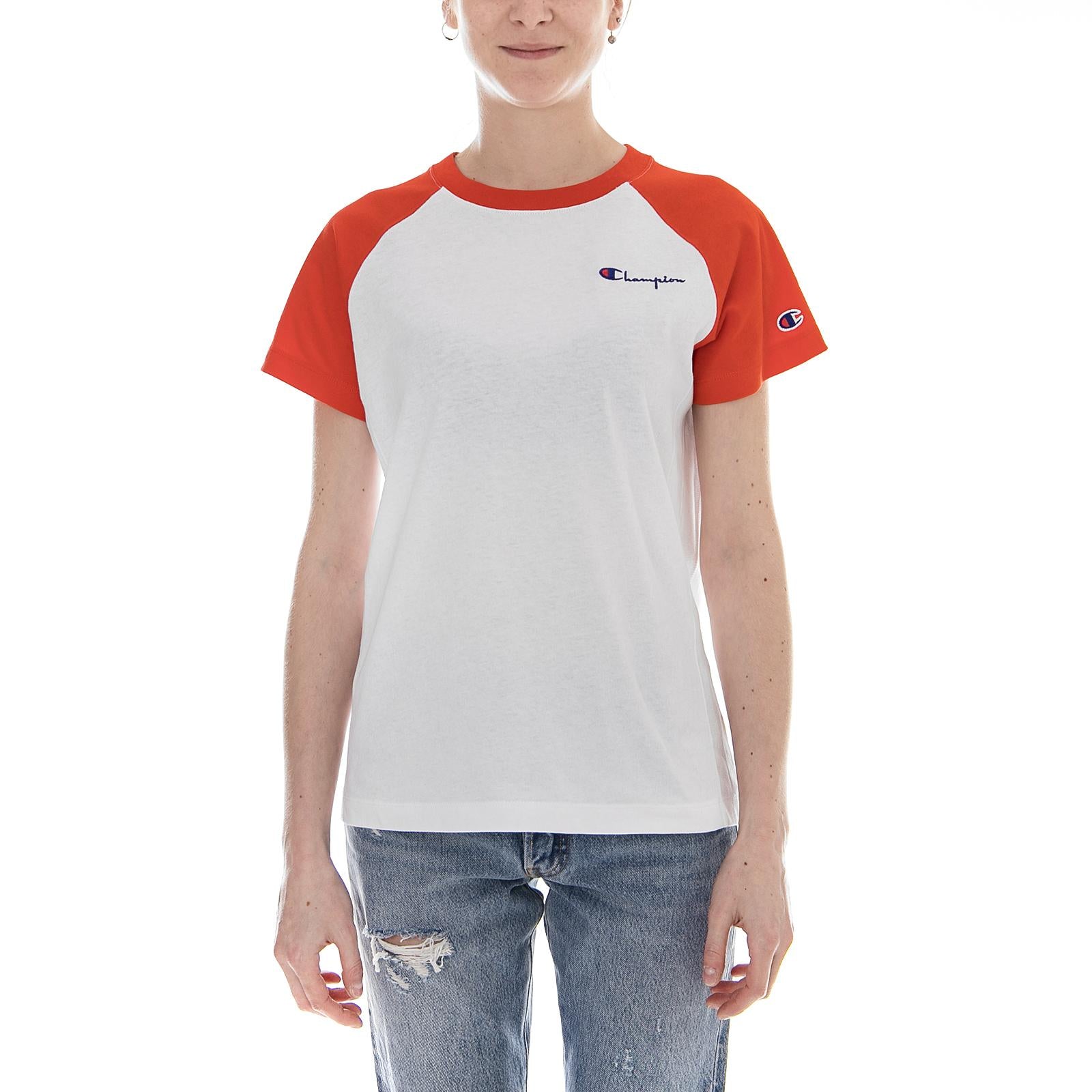 Baseball T-Shirt WHT/FER 110479-WW006  CHAMPION 