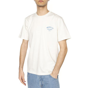 Small Logo Tee Vintage White - Maglietta Girocollo Uomo Bianca 112362814  WRANGLER 