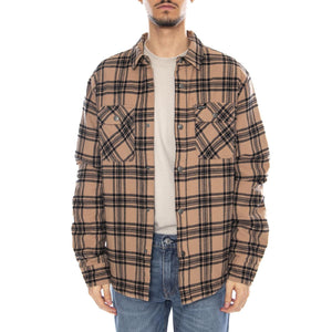 Bowery Quilted Flannel Shirt -- Giacca Uomo Multicolore 01418 WDSKB BRIXTON 