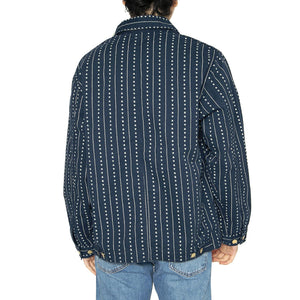 Drewe Chore Coat Heart C Pinstripe, Ink / Natural - Giacca Uomo Blu I034823.2RU02  CARHARTT WIP 