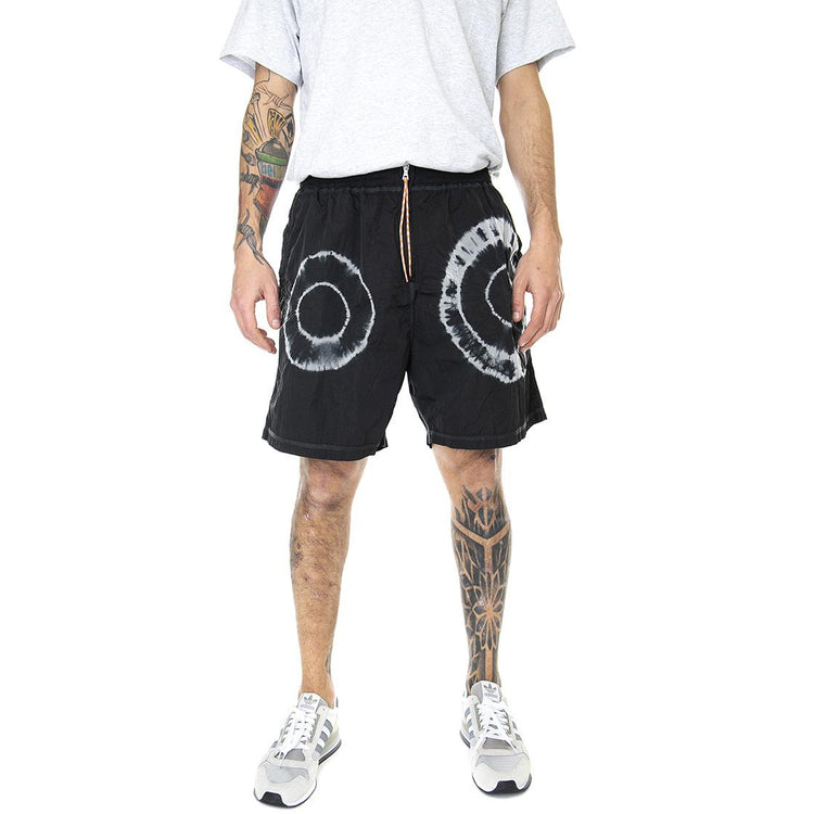 Tie-Dye Windcheater - Bermuda Uomo Neri SRAR30601-BLK  ARIES 