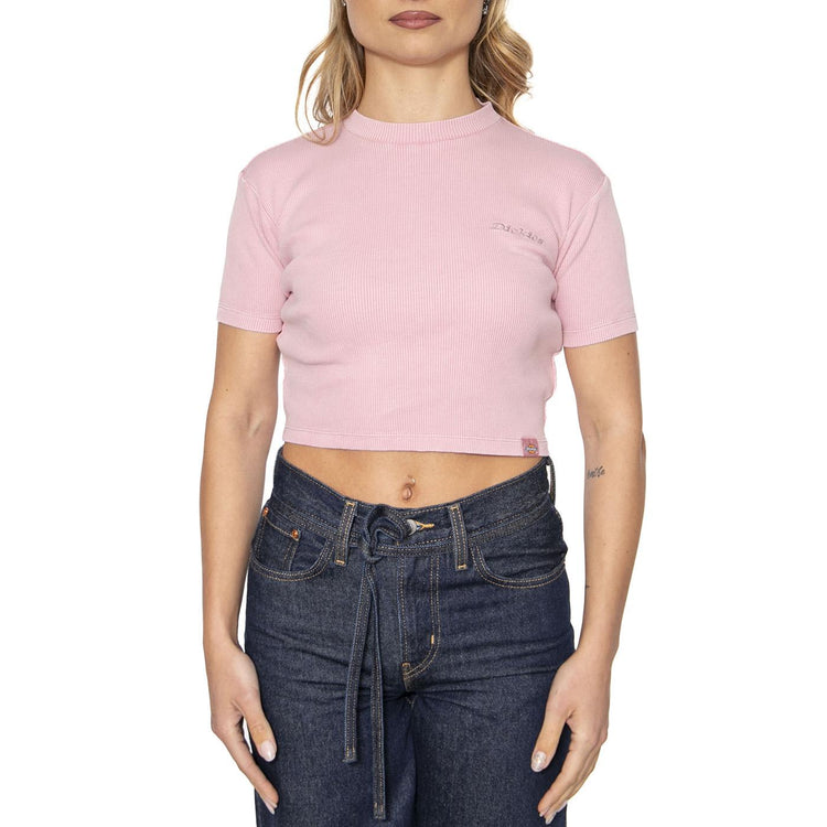 Plentywood Tee SS Lilas - Maglietta Girocollo Donna Rosa DK0A866FK391  DICKIES 
