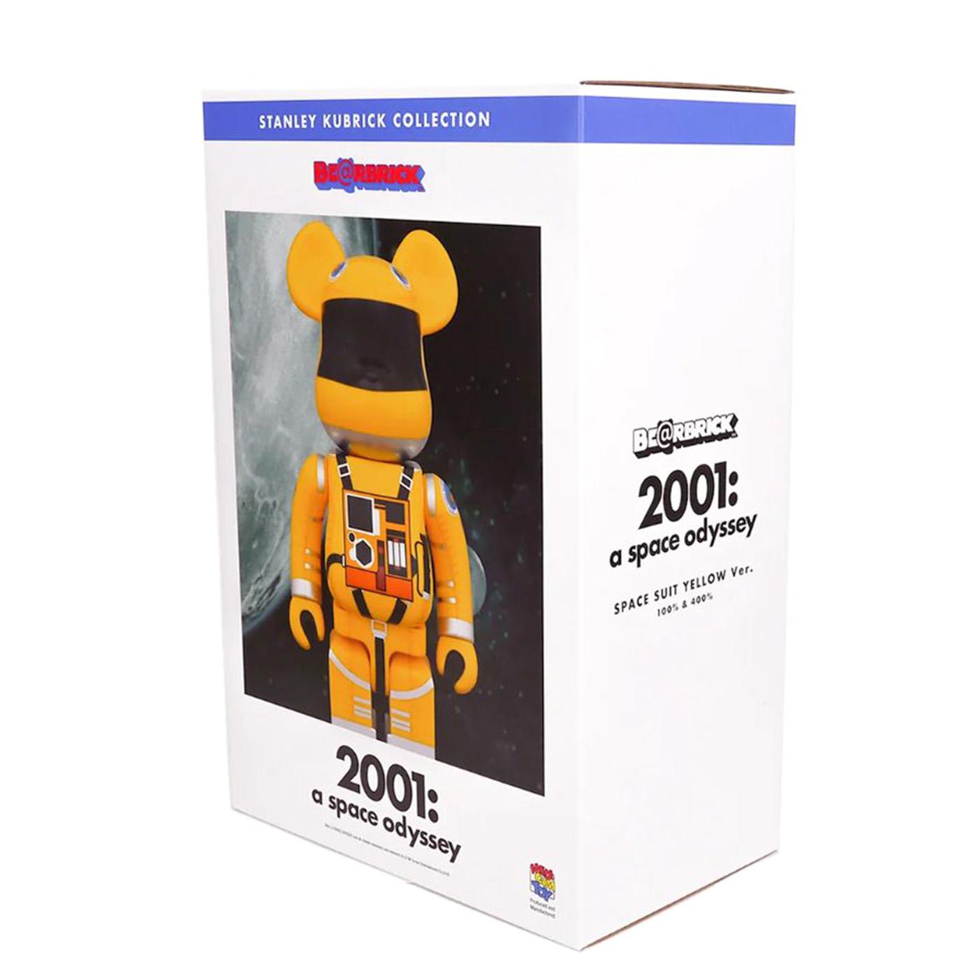 Medicom Space Suit 2001 Be@rbrick Yellow 100% & 400% - Toy Medicom Multicolore SUIT2001  MEDICOM TOY 