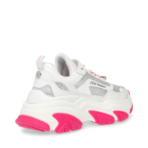 Fireball Wht / Fuchs - Scarpe Stringate Profilo Basso Donna Bianche / Viola SMPFIREBALL-WHT  STEVE MADDEN 