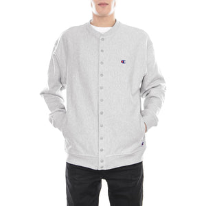 CARDIGAN SWEATSHIRT GREY 211619-S18  CHAMPION 