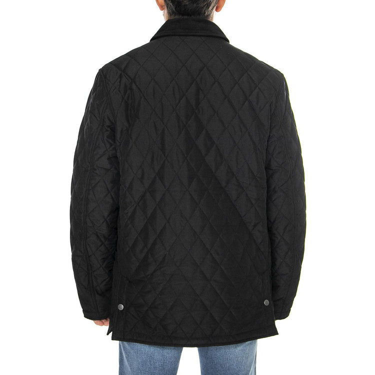 Quilted Jacket Jet Black - Giacca Uomo Nera JK1990V-Z865  LYLE & SCOTT 