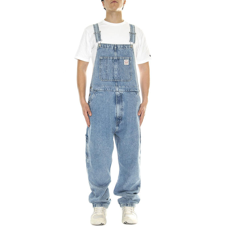 RT Overall Put In Work Med Indigo Flat Finish - Salopette Denim Jeans Uomo Blu 79107-0020  LEVIS 