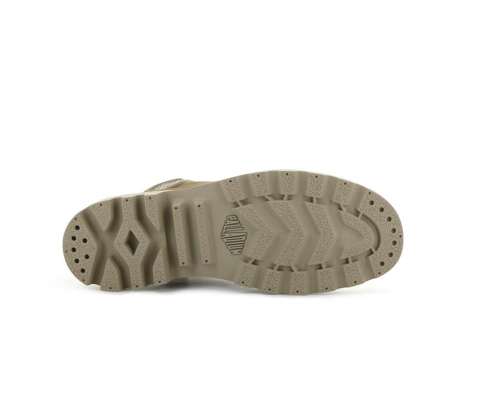 Pampa Hi Zip Wl Dear Brown - Scarpe Stringate Profilo Alto Donna Marroni PAS95982-252-M  PALLADIUM 