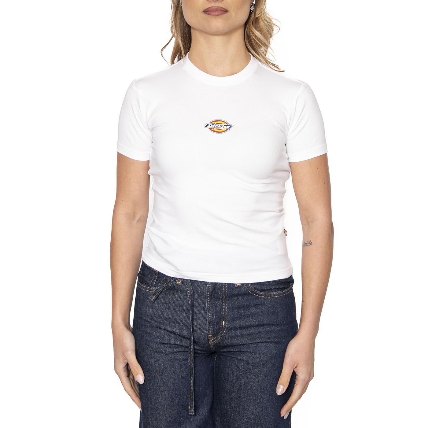 Maple Valley Reg Tee White  - Maglietta Girocollo Donna Bianca DK0A4ZAO0WH1  DICKIES 