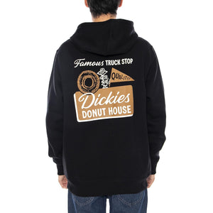 Donut House Hoodie Black - Felpa con Cappuccio Uomo Nera DK0A88ATBLK1  DICKIES 