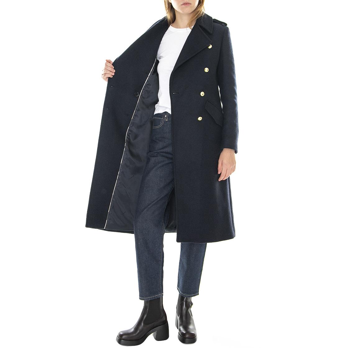 Inverraray Wool Navy - Cappotto Doppiopetto Donna Blu 222MLWO0217-NY91  BARBOUR 