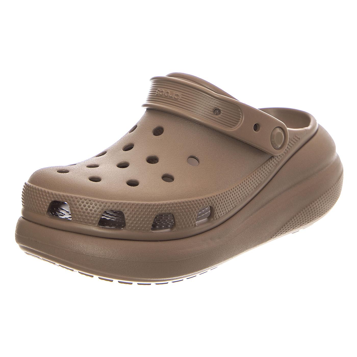 Classic Crush Clog Latte - Sandali Donna Marroni CR.207521-LATT  CROCS 