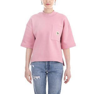JUNO BOXY MOCK NECK PINK 218048-PINK  STUSSY 