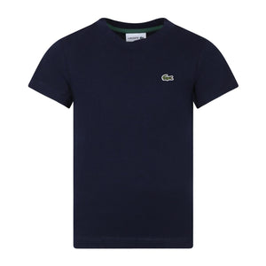 T-Shirt 166 Blue - Maglietta Girocollo Bambini Blu TJ1122-166  LACOSTE 