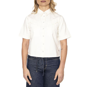 Rinoa Camp Shirt Seeded State - Camicia Maniche Corte Donna Bianca 001SL-0002 . LEVIS 