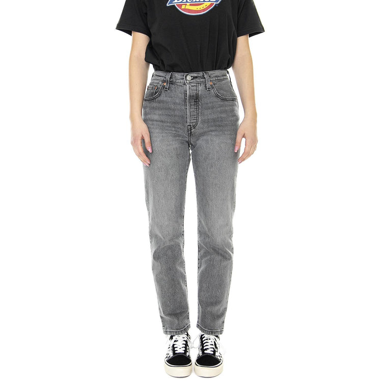 501 Crop Z0623 Gray Worn In - Pantaloni Denim Jeans Donna Grigi 36200-0235  LEVIS 