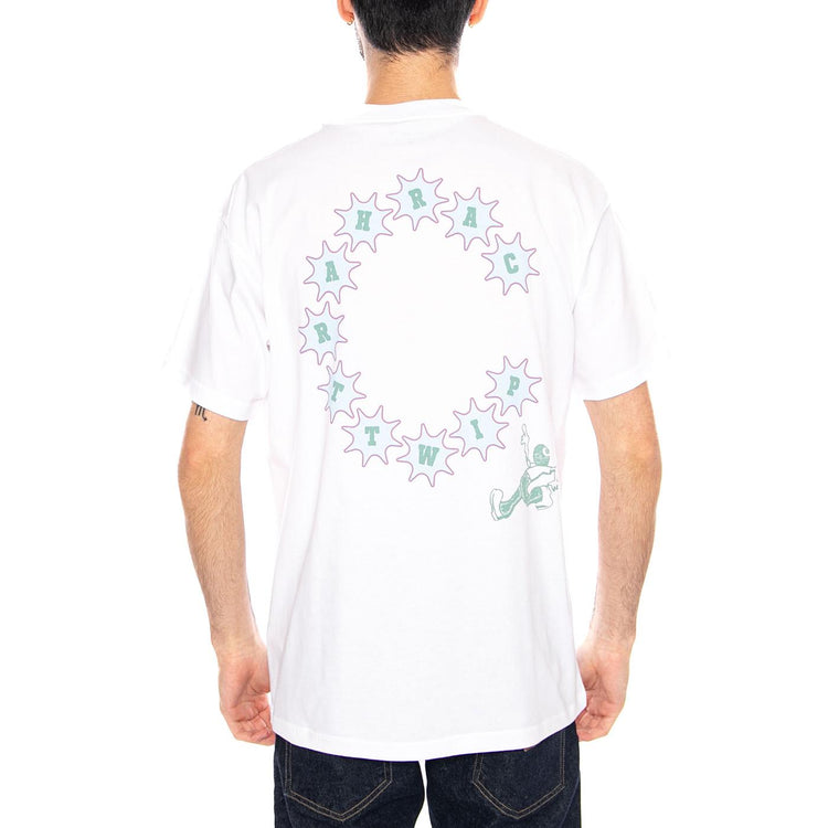 S/S C Trip T-Shirt White - Maglietta Girocollo Uomo Bianca I036233 02XX CARHARTT WIP 