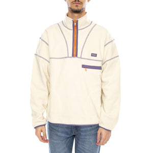 Elysian Quarter Zip Fleece -- Felpa Uomo Collo Zip Bone FL00206 BNE HUF 