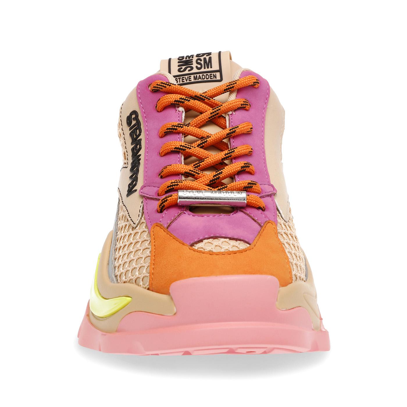 Zoomz Nat / Org - Scarpe Stringate Profilo Basso Donna Multicolore SMPZOOMZ-NAT  STEVE MADDEN 