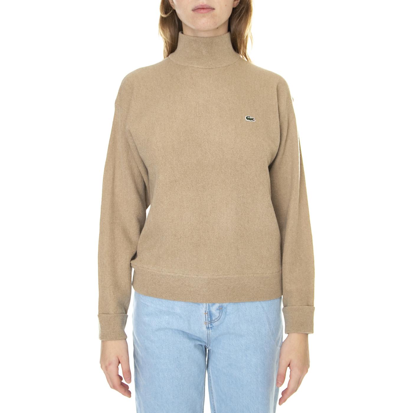 Pullover-Ge2 - Maglione Collo Alto Donna Beige AF9542-GE2  LACOSTE 