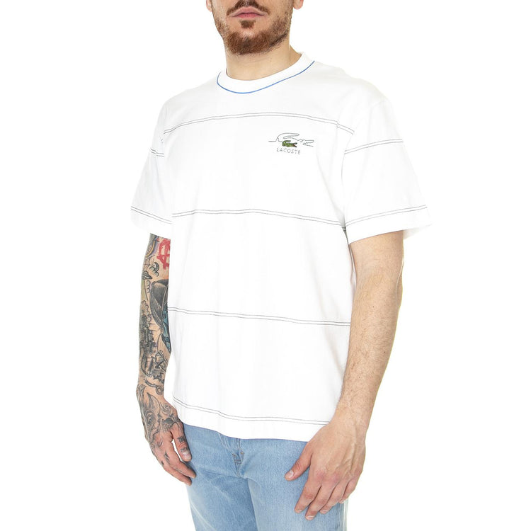 T-Shirt 70V - Maglietta Girocollo Uomo Bianca TH5364-70V  LACOSTE 