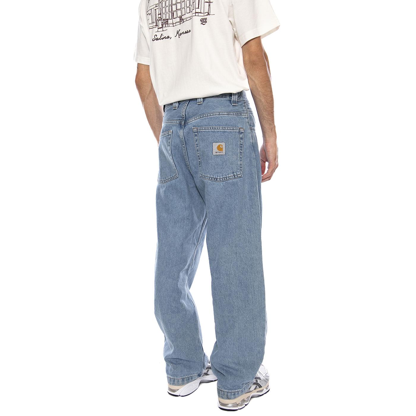 Brandon Pant Blue - Pantaloni Denim Jeans Uomo Blu I035893.0112  CARHARTT WIP 
