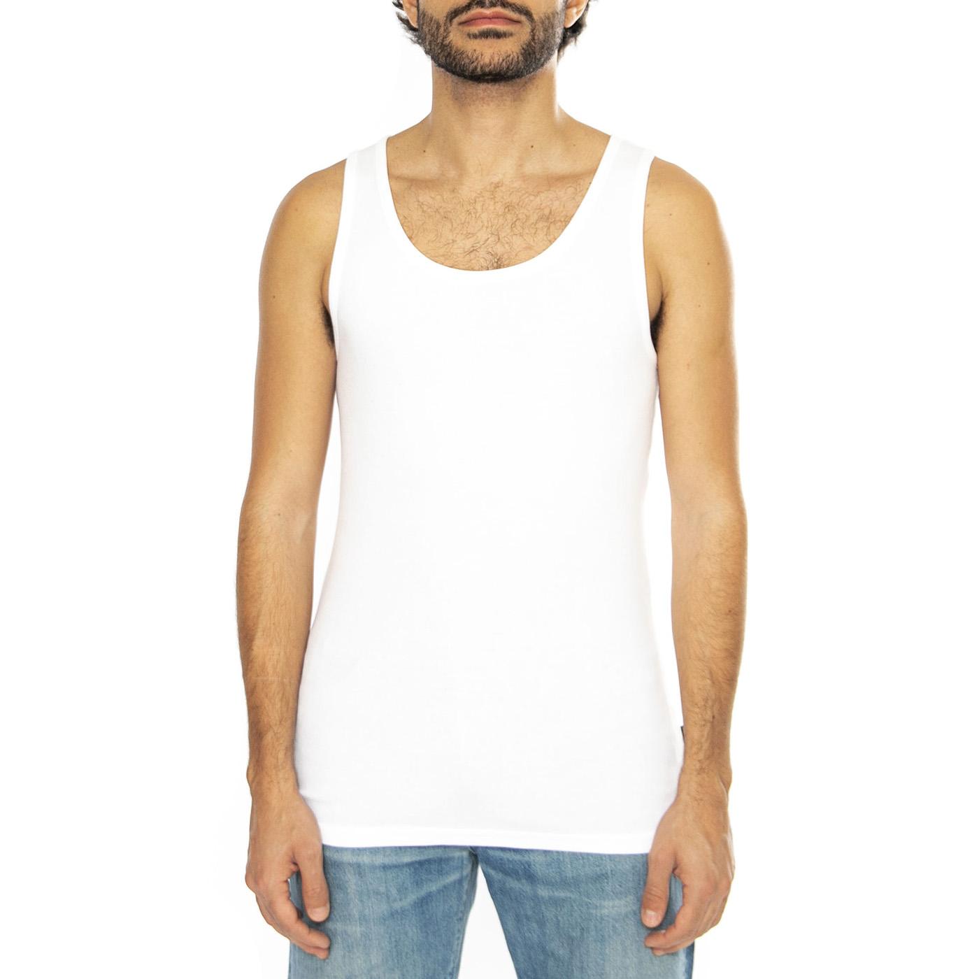 A-Shirt White + White - Confezione da Due Canotte Uomo Bianche I033227.931XX  CARHARTT WIP 