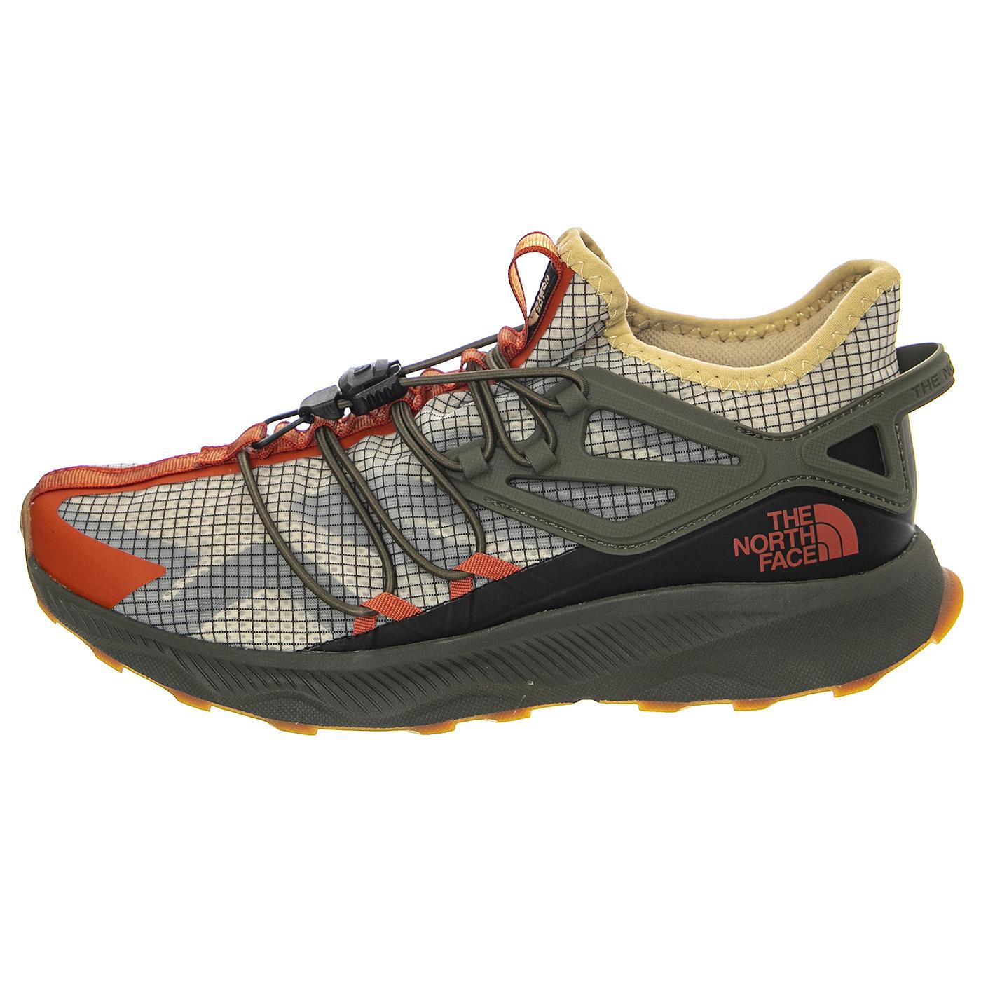 M Oxeye Tech Khaki Stone / New Taupe Green - Scarpe Stringate Profilo Basso Uomo Multicolore NF0A7W5UQK81  THE NORTH FACE 