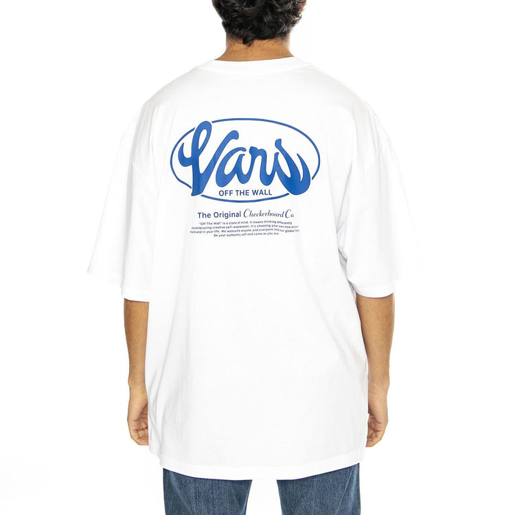 Global Line SS White - Maglietta Girocollo Uomo Bianca VN000HFYWHT1  VANS 