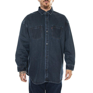 M' Wellthread Arrowood Shirt Blackstar Fern Black - Camicia Denim Jeans Uomo Blu A6136-0000  LEVIS 