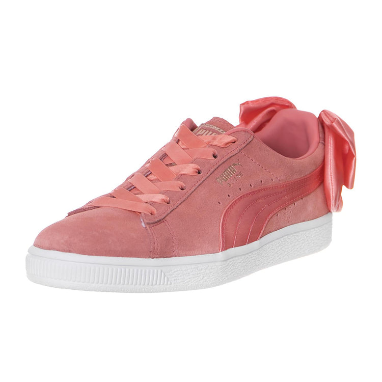 Suede Bow Wn s Shell Pink-Shell Pin 36731701  PUMA 