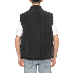 Sansome Vest Double Duty T Black - Giacca Smanicata Uomo Nera A8580-0004 . LEVIS 