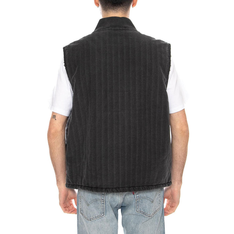 Sansome Vest Double Duty T Black - Giacca Smanicata Uomo Nera A8580-0004 . LEVIS 