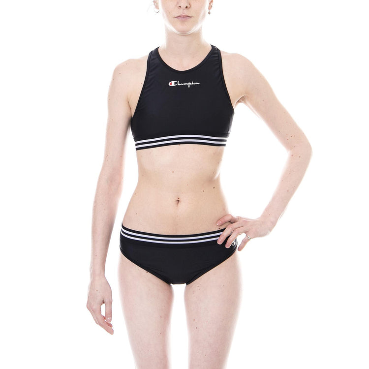 SWIMMING SUIT BLACK ALLOVER MULTICOLOR 110739-NBK  CHAMPION 