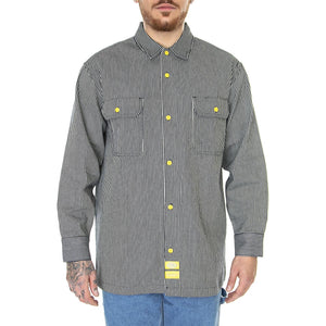 NYS LS Twill Work Shirt Hickory Stripe - Camicia Uomo Multicolore DK0A4Y42HS01  DICKIES 