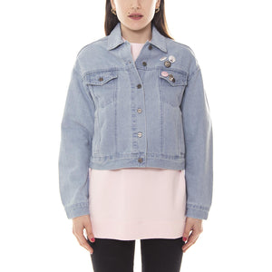 LEMMY DENIM JACKET STONE WASH 221800181-STN  OBEY 