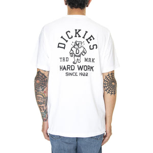 Cleveland Tee SS White - Maglietta Girocollo Uomo Bianca DK0A4Y1KWHX1  DICKIES 