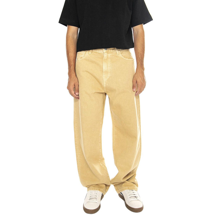Landon Pant Bourbon stone dyed - Pantaloni Uomo Beige I033749.1YH4J  CARHARTT WIP 